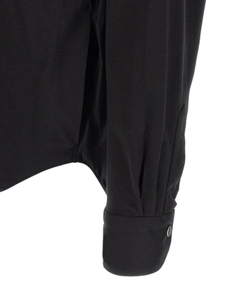 Blusa negra de algodón