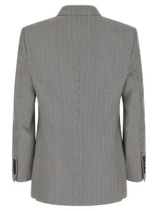 Bicolor Silk Blazer