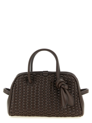 Brown Cotton Handbag