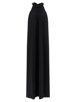 Black Cotton Long Dress
