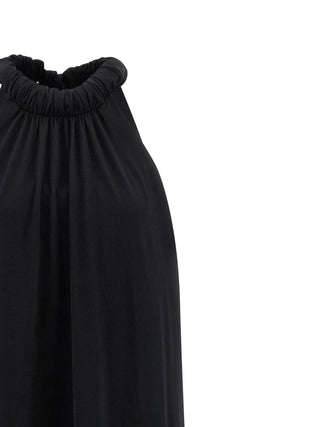 Black Cotton Long Dress