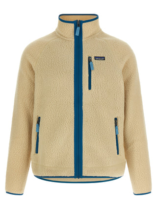 Beige Polyester Full-Length Jacket