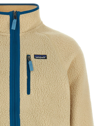 Beige Polyester Full-Length Jacket