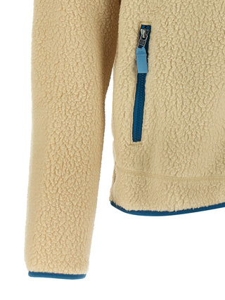 Beige Polyester Full-Length Jacket