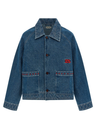 Blue Cotton Denim Jacket