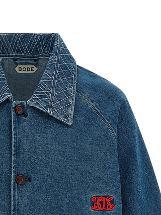 Blue Cotton Denim Jacket