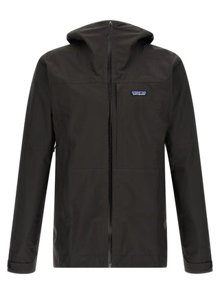 Black Polyester Shell Jacket