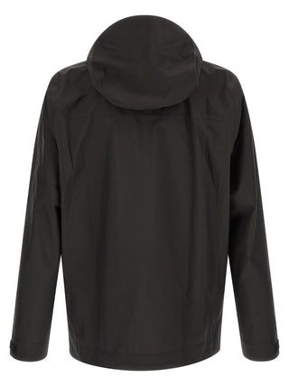 Black Polyester Shell Jacket