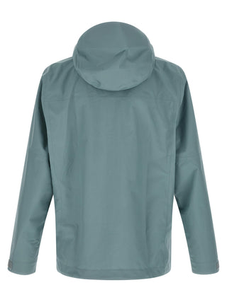 Blue Polyester Shell Jacket