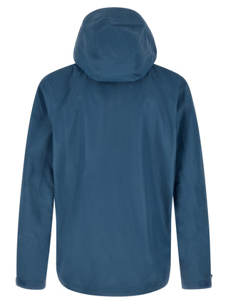 Chaqueta shell de nailon azul