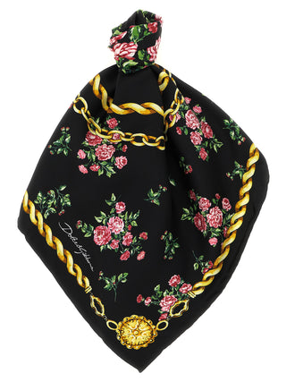 Black Silk Scarf