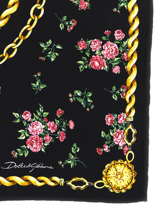 Black Silk Scarf