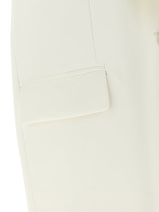 White Viscose Sleeveless Jacket