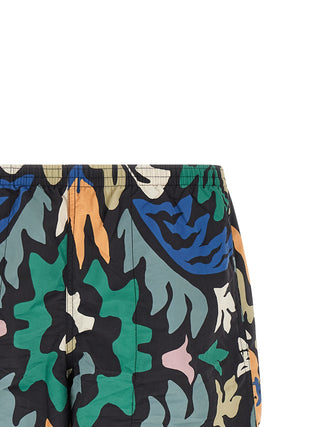 Multicolor Polyester Swim Shorts