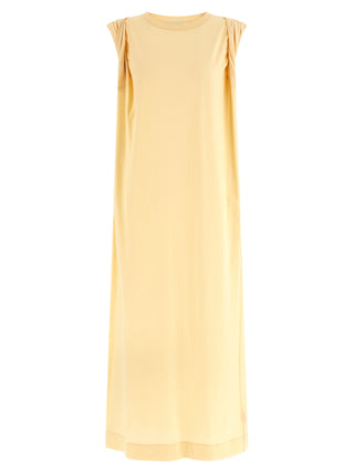Bicolor Cotton Long Dress