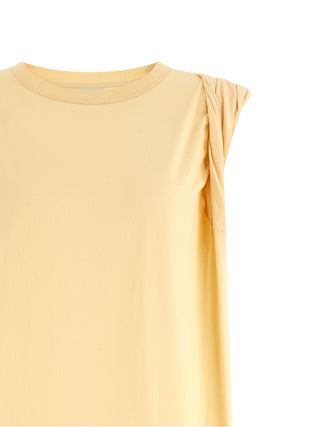 Bicolor Cotton Long Dress