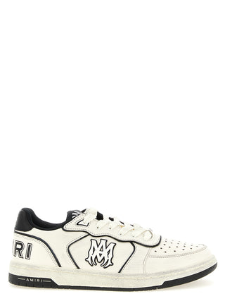 Bicolor Bovine Leather Low Top Sneakers