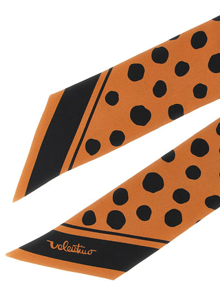 Brown Silk Foulard
