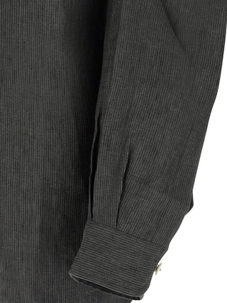 Gray Linen Blouse