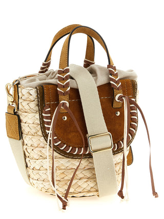 Beige Pantograph Handbag