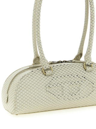 Beige Other Fibres Shoulder Bag