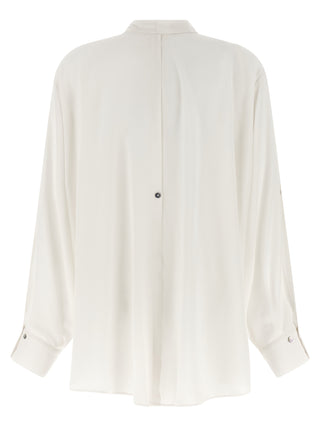 White Silk Blouse