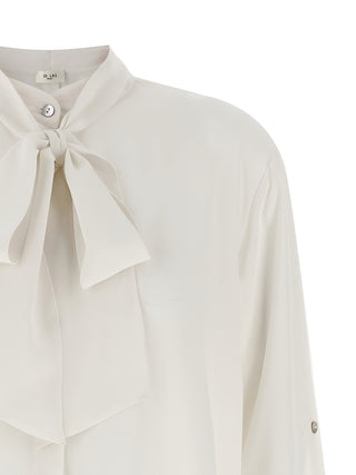 White Silk Blouse