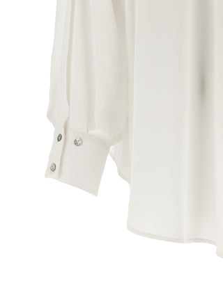 White Silk Blouse