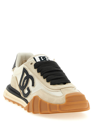 Black Calfskin Athletic Sneakers