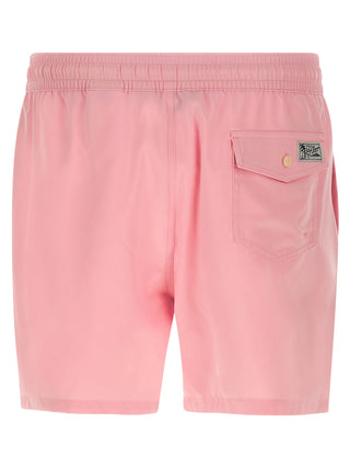 Multicolor Polyester Swim Shorts