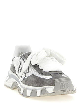 Zapatillas deportivas de poliéster gris