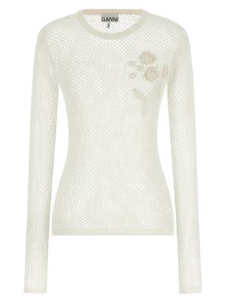 White Organic Cotton Cardigan