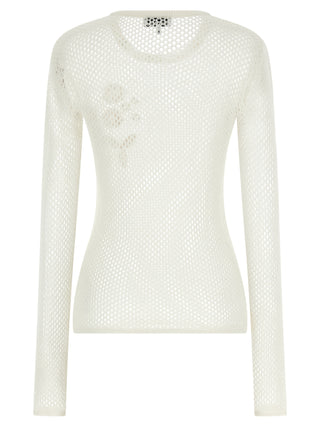 White Organic Cotton Cardigan