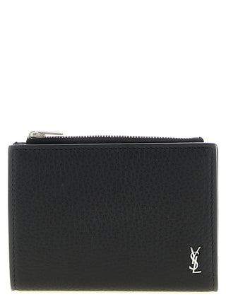 Cartera de piel de becerro negra
