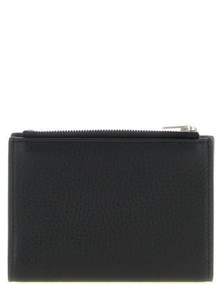 Cartera de piel de becerro negra