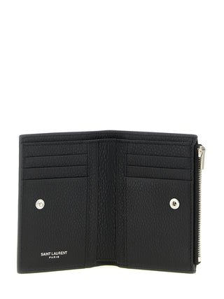 Cartera de piel de becerro negra