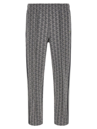 Gray Polyester Joggers (Workout Pants)