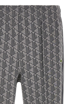 Gray Polyester Joggers (Workout Pants)