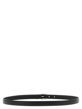 Black Calfskin Regular Belt