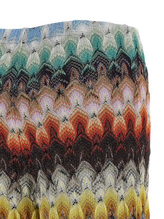 Multicolor Viscose Casual Pants