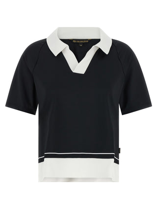 Bicolor Polyester Polo Shirt