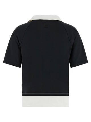 Bicolor Polyester Polo Shirt