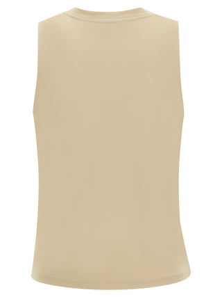 Beige Polyamide Sport Bra