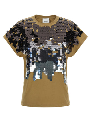 Camiseta marrón de algodón