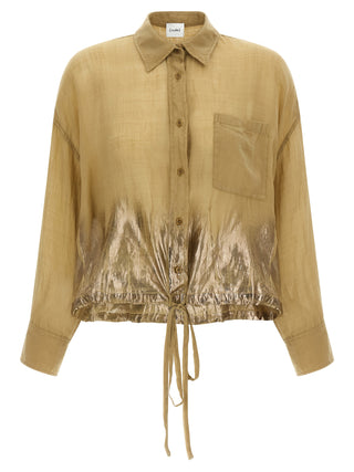 Brown Tencel Blouse