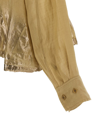 Brown Tencel Blouse