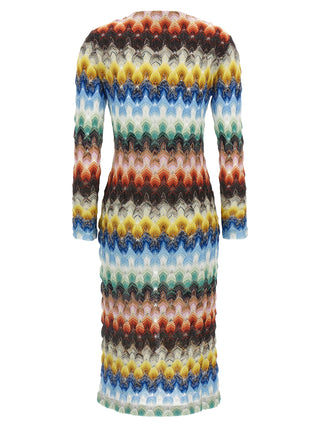 Multicolor Viscose Cardigan