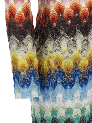 Multicolor Viscose Cardigan