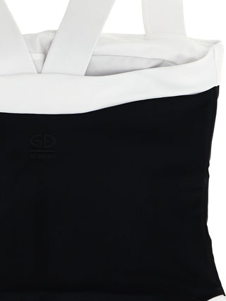 Bicolor Recycled Polyamide One-Piece Swimsuit