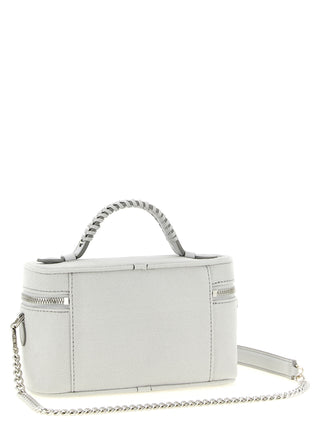 Gray Polyester Crossbody Bag